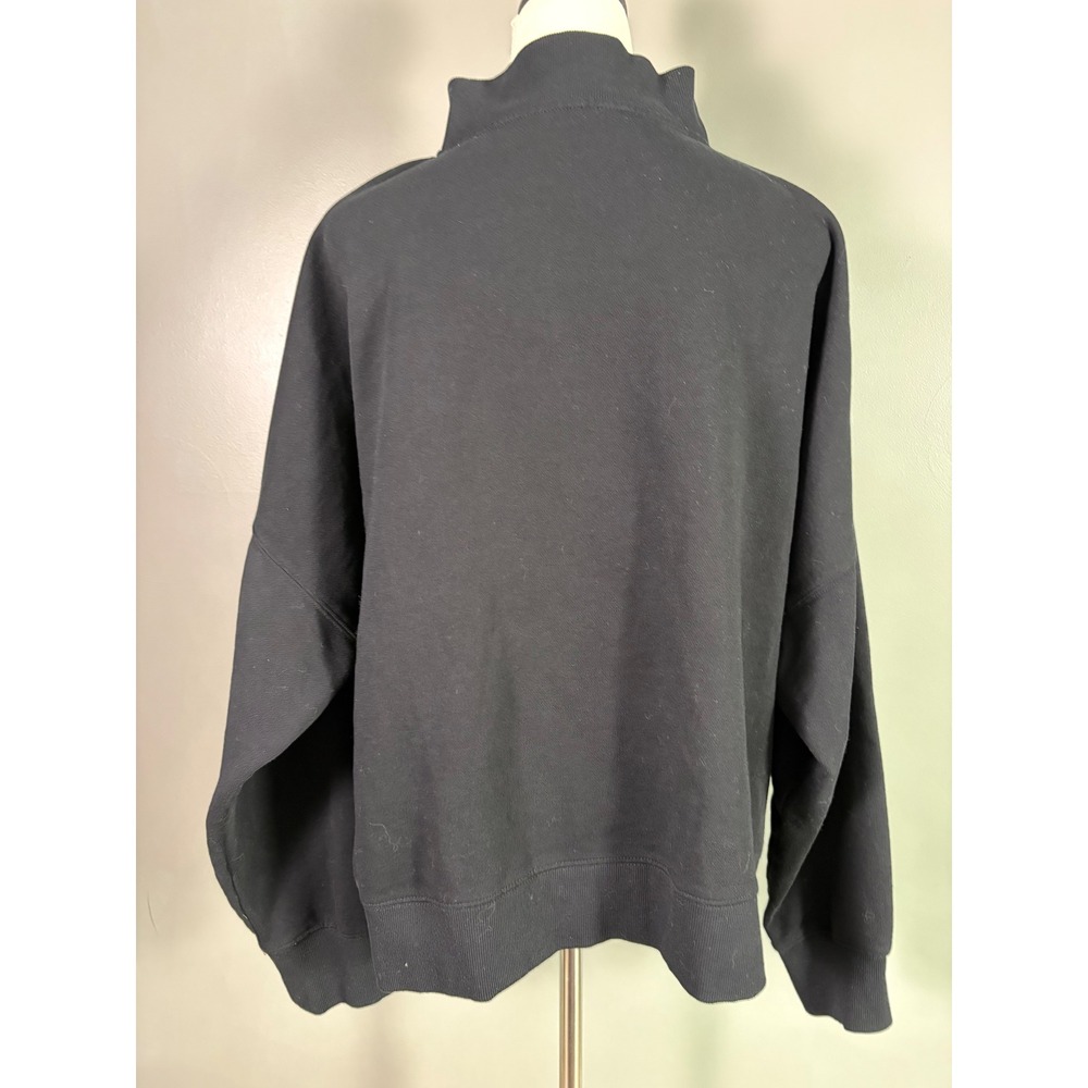ABLE 1/4 Zip Pullover Sweatshirt Womens 2X Oversized Boxy Athleisure Lounge - Picture 2 of 7